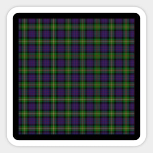 MacDonell of Glengarry Plaid Tartan Scottish Sticker